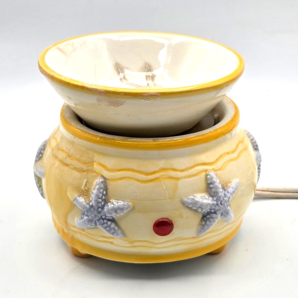 Starfish Beach Coastal Electric Wax Warmer Fragrance Aromatherapy Cottage Core